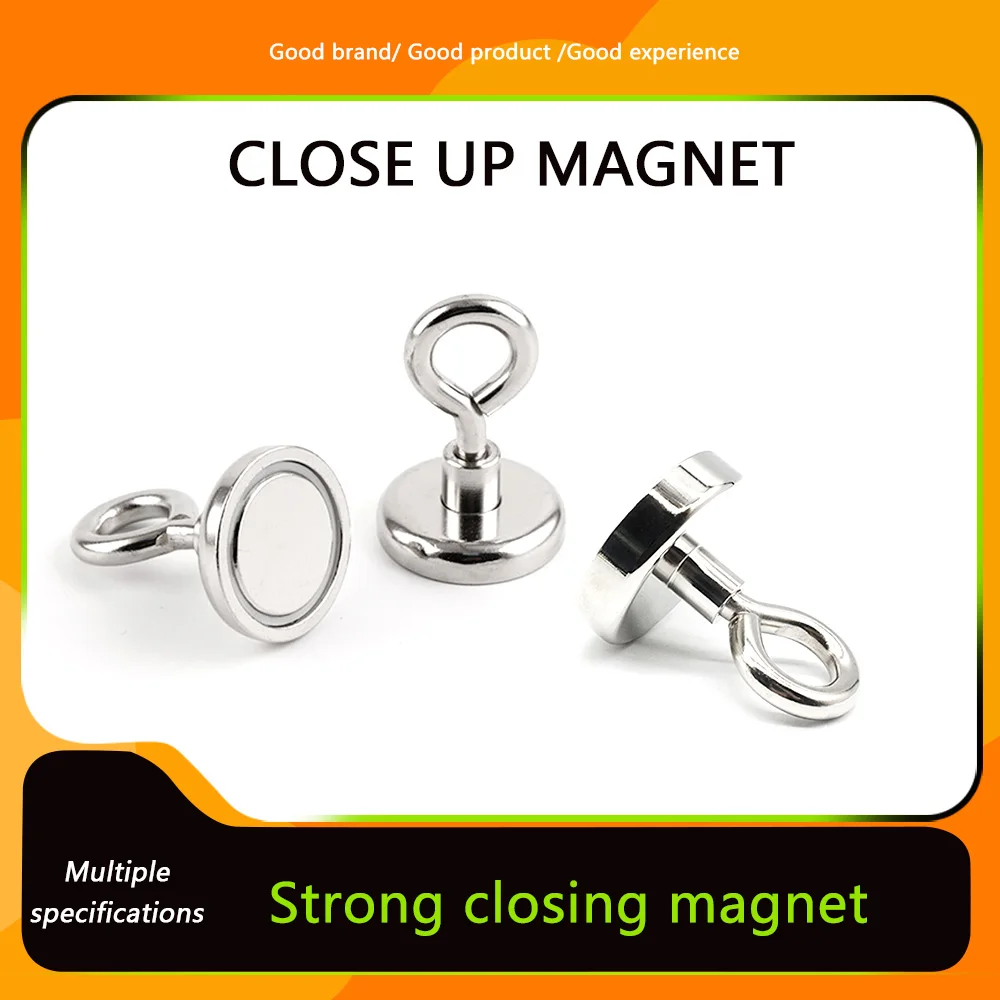 D20 D25 D32 Magnete Al Neodimio Super Forte Magnete Di Salvataggio Per La Pesca Magnete Al Neodimio Rotondo Forte Gancio Magnetico Sucker Magnet Searc