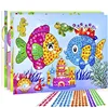 5/10/20pcs/Lot DIY Diamond Stickers Handmade Crystal Paste Painting Mosaic Puzzle Toys Random Color Kids Stickers Gift Children 1