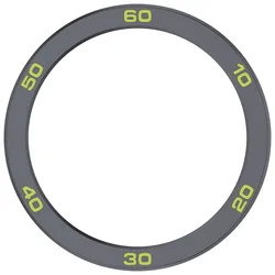 Enhanced Metal Bezel Ring with Tempered Film for CMF Watch Pro2 (Gray green)
