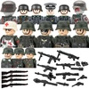 Military Army Soldier Figures Building Blocks WW2 German Medical Corps Zombie Infantry Weapons Helmet Mini Bricks kids Toys 1