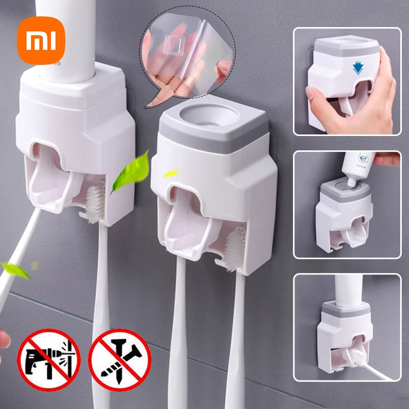 Wall Mounted Automatic Toothpaste Dispenser Xiaomi Accessories
