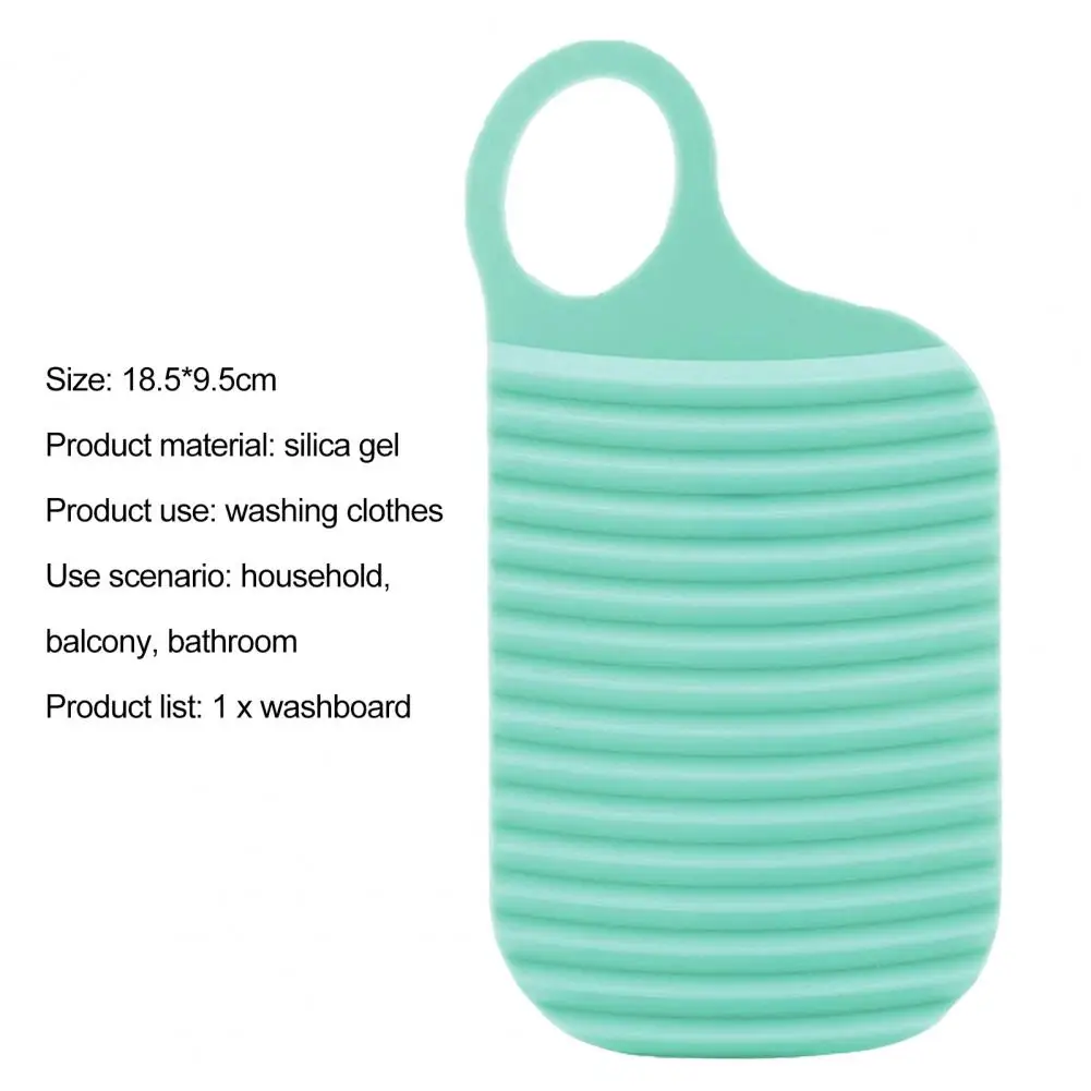Wash Board Non Slip Quick Decontamination Thickened Portable Silicone Mini Wash Board Cleaning Products Laundry Accessories Laundry Board