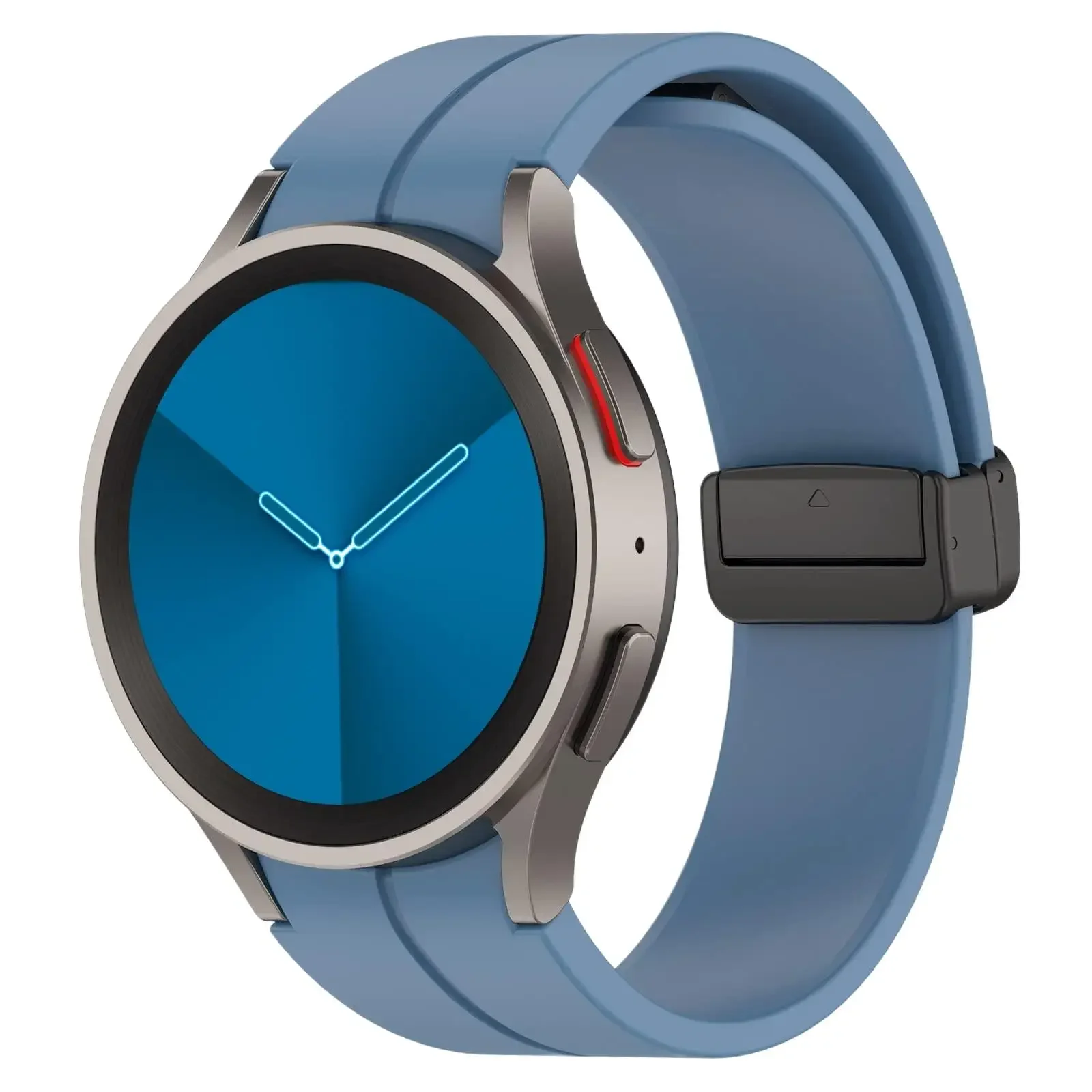 Versatile 20mm Silicone Watch Strap in Classic Design