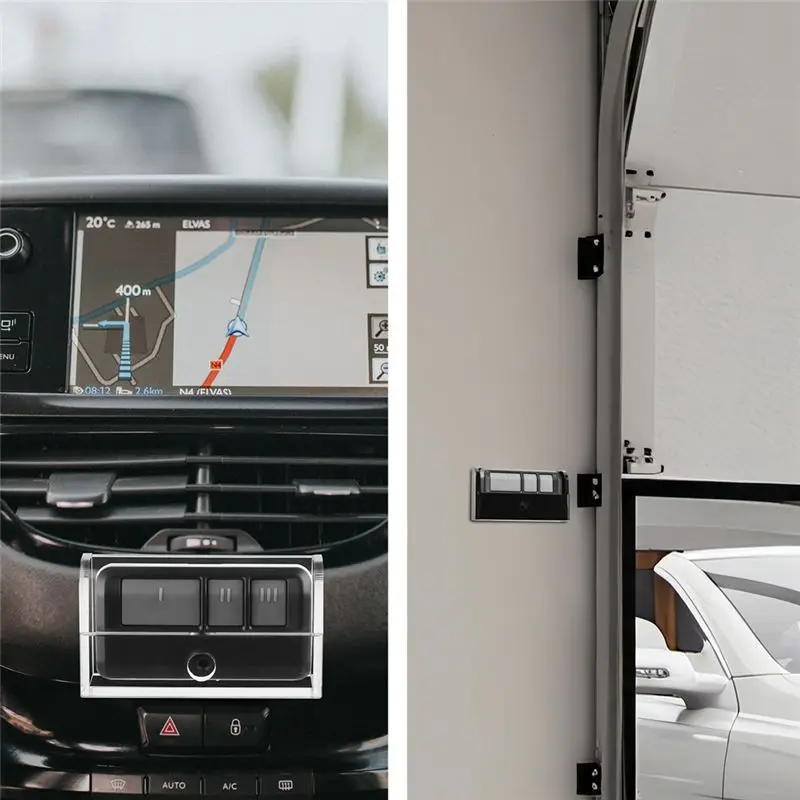 리프트마스터 차고 문 개폐기용 ABKN-벽걸이형 스탠드, 리프트마스터 차고 문 제어용 벽걸이형 홀더 투명