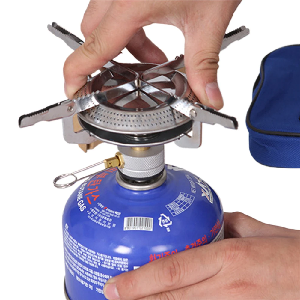 Portable Aluminum Gas Stove for Camping and Hiking