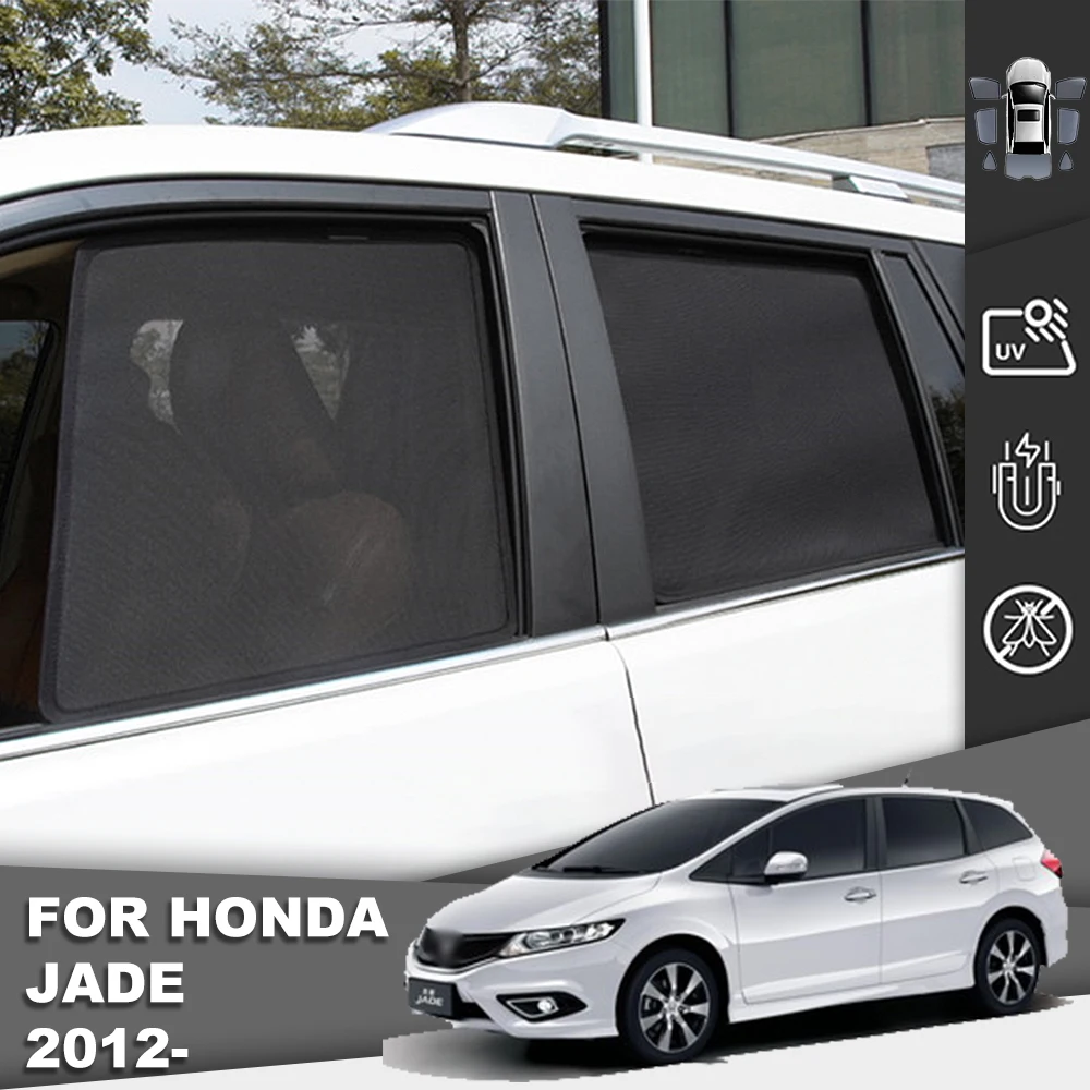 Магнитный автомобильный солнцезащитный козырек для Honda Jade 2012-2021 сетчатая рамка