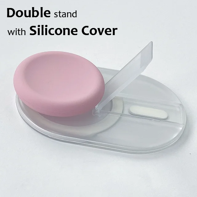 Colorful Magnetic Pop-Up Phone Grip & Kickstand with Silicone Cover