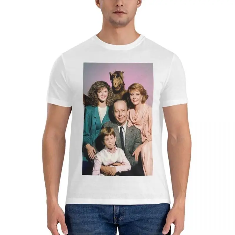 T-Shirt Di Marca Magliette Da Uomo Alf Abbronzer Family Photo Classic T-Shirt Da Uomo Magliette Da Uomo Magliette Da Uomo