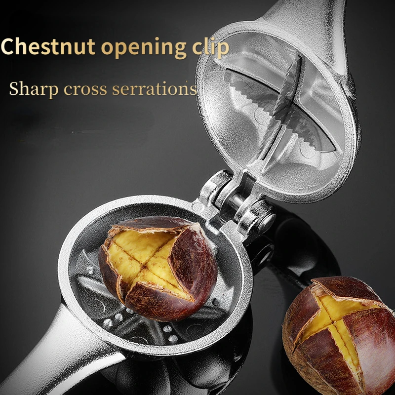 ChestnutOpeningClipMultifunctionalChestnutCrossPeelerNutWalnutClipKitchenTool