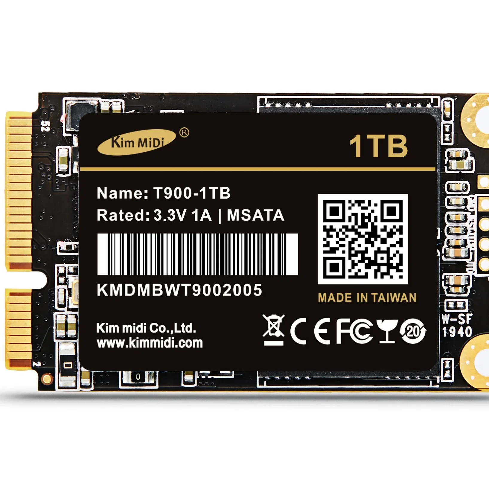 Ad Alta Capacità 1.3 Msata Ssd 1 Tb Unità A Stato Solido Interna 1 Tb Per Computer Portatile 1.3 Pollici 3.3V Nuovo Msata Ssd T900 Oem