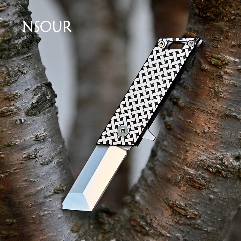 

High Hardness Blade Folding Knife Stainless Steel Handle Multifunctional Express Box Knife Outdoor Survival Camping Tool