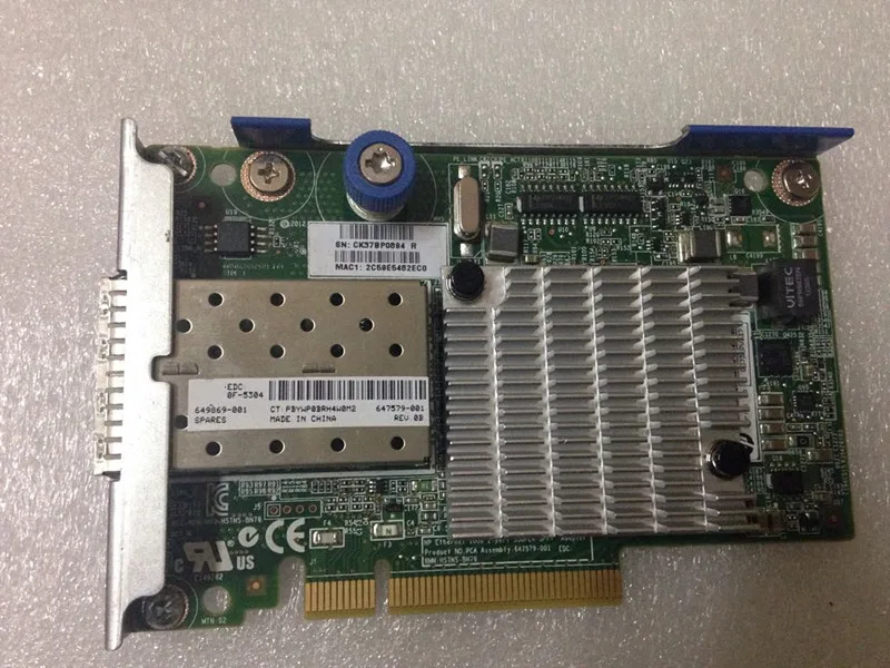 

649869-001 530FLR SFP + двойной порт 10Gb Ethernet-адаптер 647581-B21 647579-001