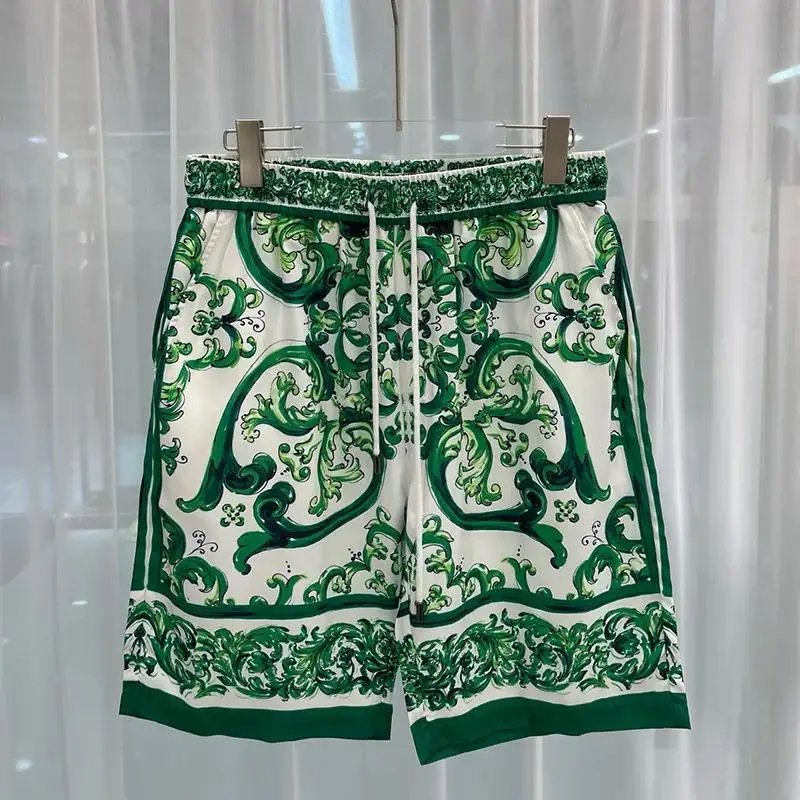 صيف 2025 الطباعة الرقمية عادية كم قصير قميص رجالي...