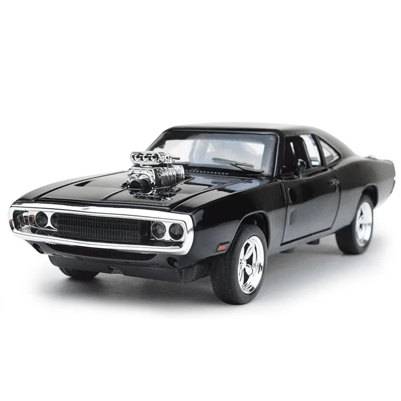 1:32 Simulation Challenger Fast Furious Alloy Car Model