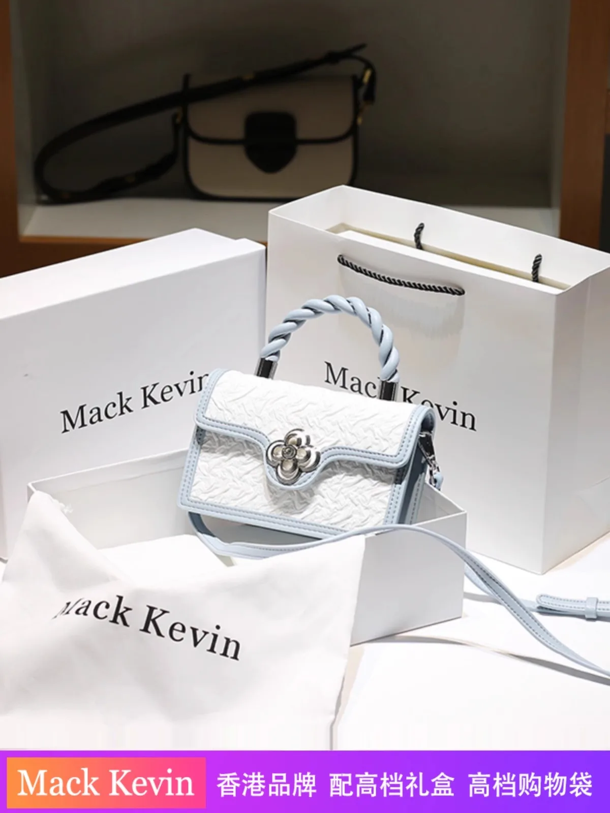 حقيبة كتف مربعة الشكل للنساء، بتصميم عملي متعدد ال...