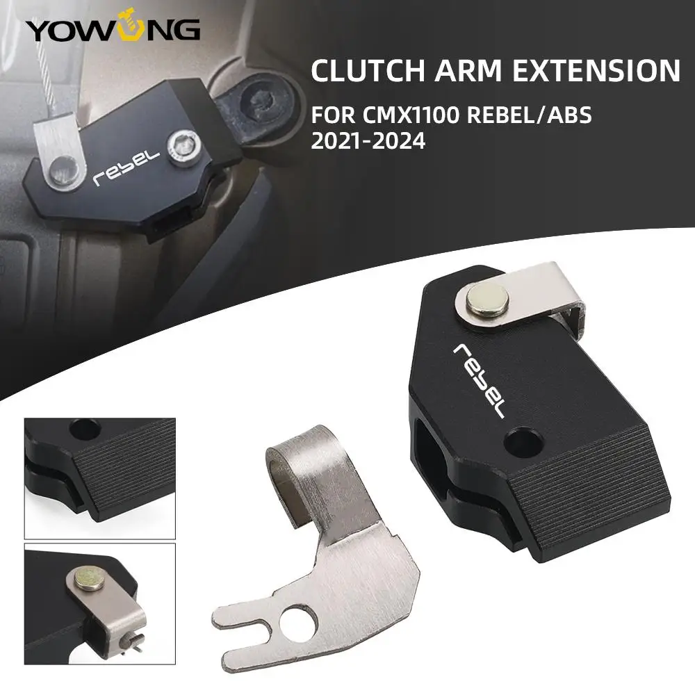 

For Honda CMX 1100 CMX1100 Rebel/ABS 2021-2024 2023 2022 Clutch Arm Extension Clutch Lever Bracket Easy Pull Clutch Lever System