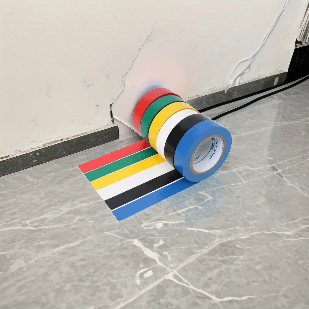 PVC Colored Electrical Tape - Waterproof, Flame-Retardant, Insulated, Eco-Friendly