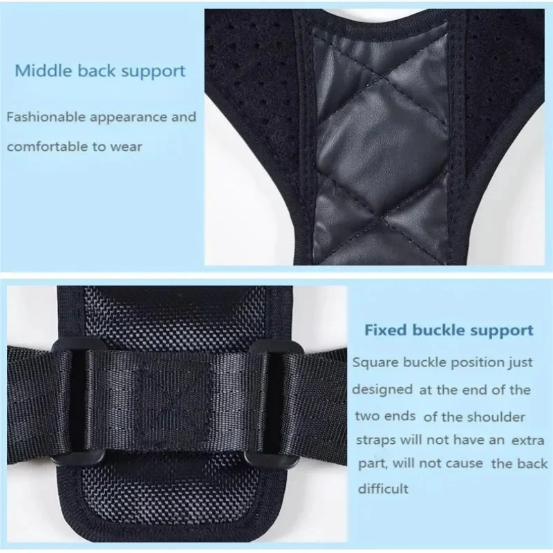 Description Picture 2 of itemBack Posture Correction Belt Hunchback Prevention Correction of Sitting Posture Unisex Breathable Body Shaping