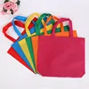 20 pieces  Custom Logo Non Woven Fabric  Shopping Reusable Tote Bag with Handle for Packaging/Gift/Storage 2
