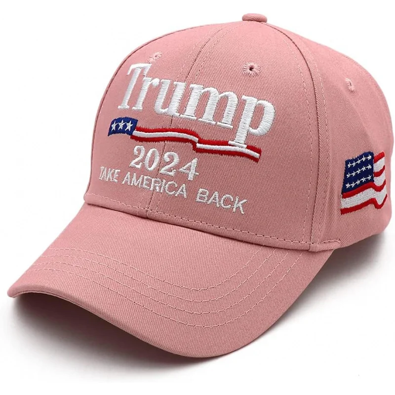Trump Embroidered Hat Bring Back American Slogan Men's and Women's Adjustable Baseball Hats