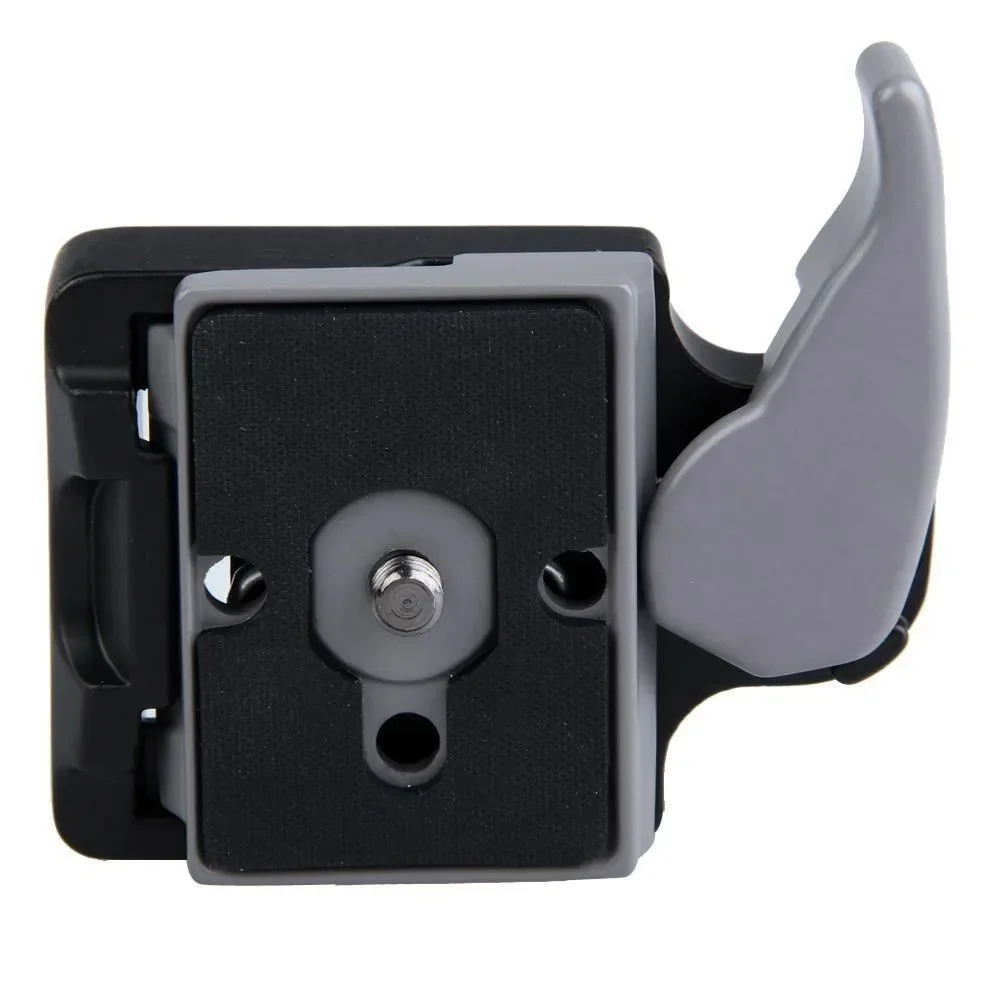 1/4in Camera Quick Mount Seat Assembly Metal Tripod Heads Mount Adapter with Manfrotto 200PL-14 Compat Plate Tripod Accessories for Camera Head Adapter Quick Release Connector Mount