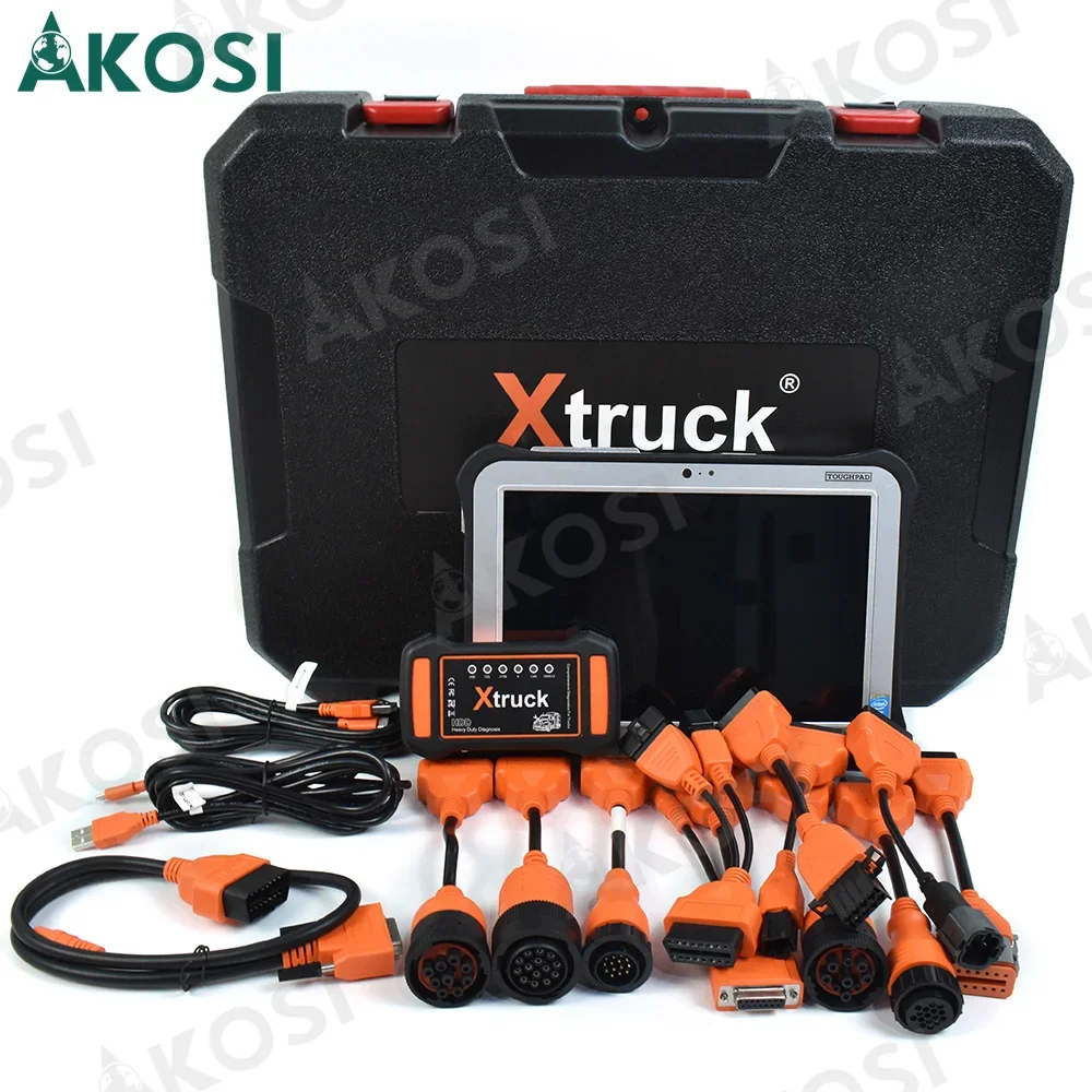 

Multi-Brands Xtruck Y009 HDD Universal Diagnostic Kit with FZ-G1 Tablet Instrument Test for Heavy Duty Truck Excavator