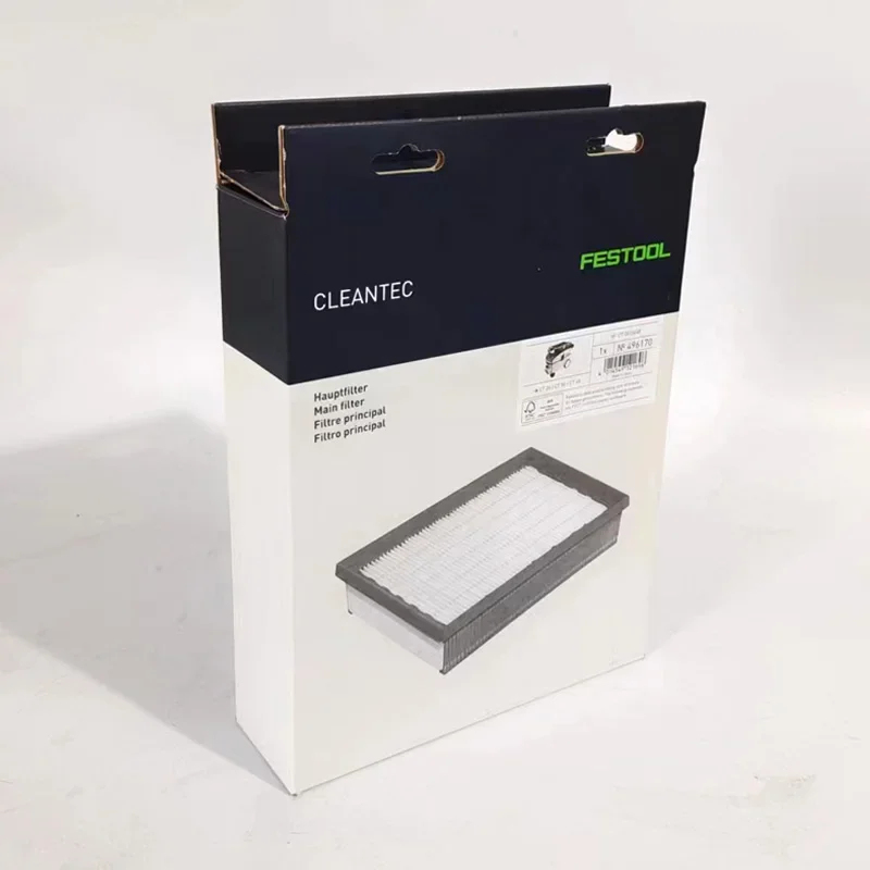 CT26 36 건식 연삭 먼지 수집 버킷 필터 탄소 상자 사포 기계 용 원래 FESTOOL 진공 청소기 필터