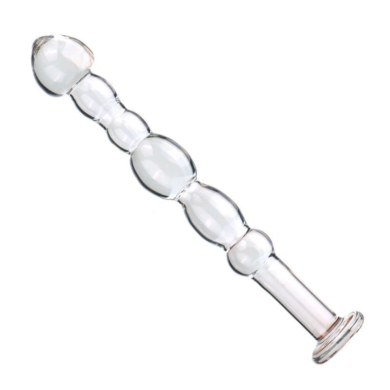 Glatt Transparentes Analplug Aus Glas Massagegerät Für Erwachsene_voghion.com