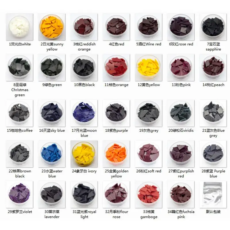 34 Candle Dye Colors Wax Candles Wax Pigment Dye Colors Candle Liquid Paraffin Soy Ice Making Supplies candle dyes pigment soy candle wax pigment candle dyes kit