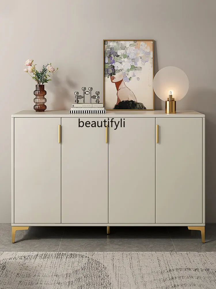 

zq Shoe Cabinet Home Entrance outside Corridor 2021 New Popular Simple Modern Hallway Storage Balcony Storage Cabinet