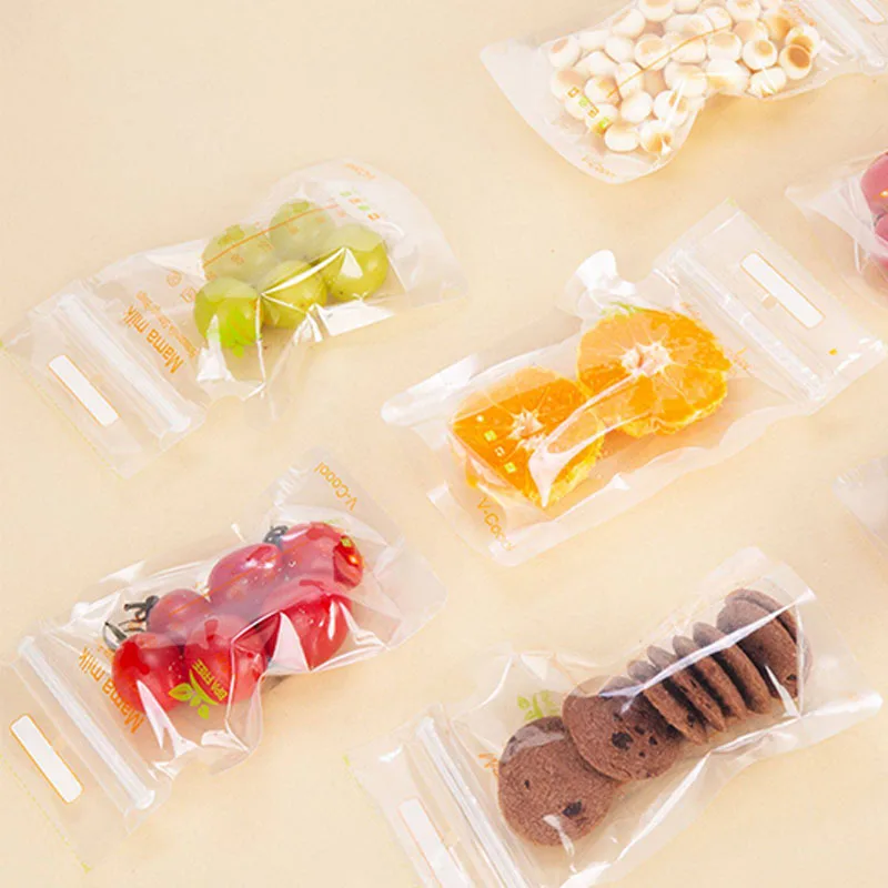 Breastmilk Storage Bag 250ml Self Standing 30/100pcs Baby Food Storage Containers No Leak Milk Freezer Bags Safe Feed BPA Free baby food storage containers,breastmilk storage bags
