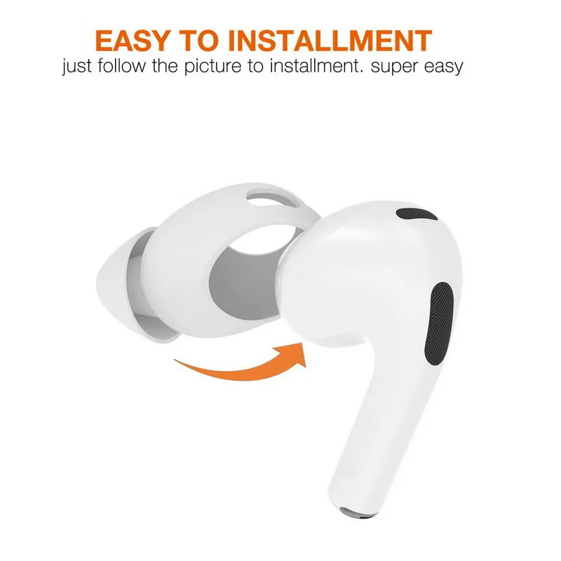 Silicone Eartips for AirPods 3rd Generation Ear Tips Grip Earbuds Cover Earpads with S M L Size