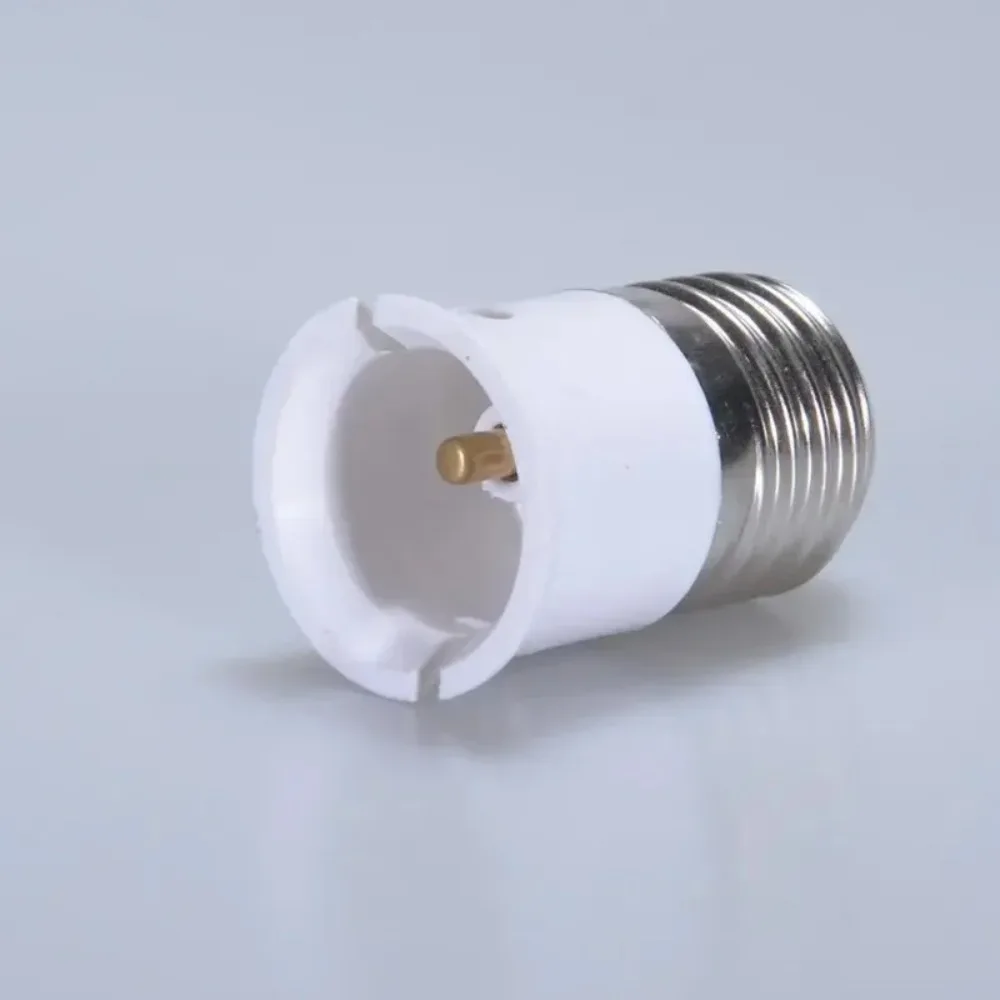6Pc Bulb Holder E27 To B22 Adapter Converter E26 Light Socket To B22 Light Bulb Base Socket Fits LED Light Bulbs