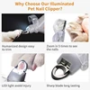 Professional Pet Nail Clipper Scissors With LED Light Cat Dog Nail Clippers Tool Scissors Nail Toeclaw Cutter Scissors Pet Suppl 6