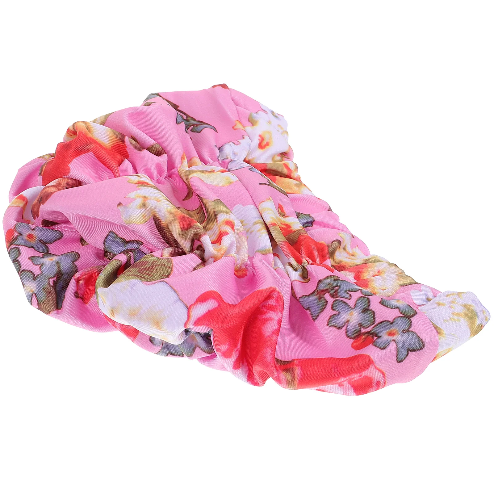 

Swimming Cloth Hat Has Cap Wrinkle Hair Protection Caps Nylon Decorative Miss Professional Hats