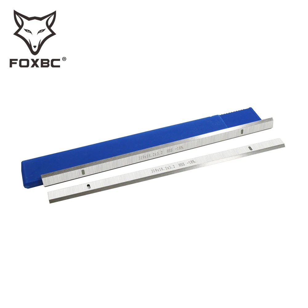 FOXBC 318mm W18 HSS Planer Blades for Ryobi PTB02PK, RAP1500G,ETP1531AK
