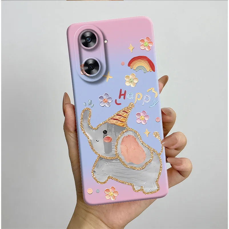 Aesthetic Flowers Silicone Soft Protective Phone Case