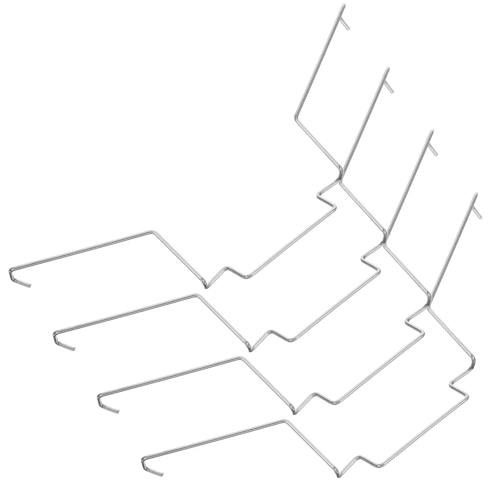 4Pcs 라디에이터 팬 후크 CPU 쿨러 스프링 스틸 와이어 버클 클립 호환 12..