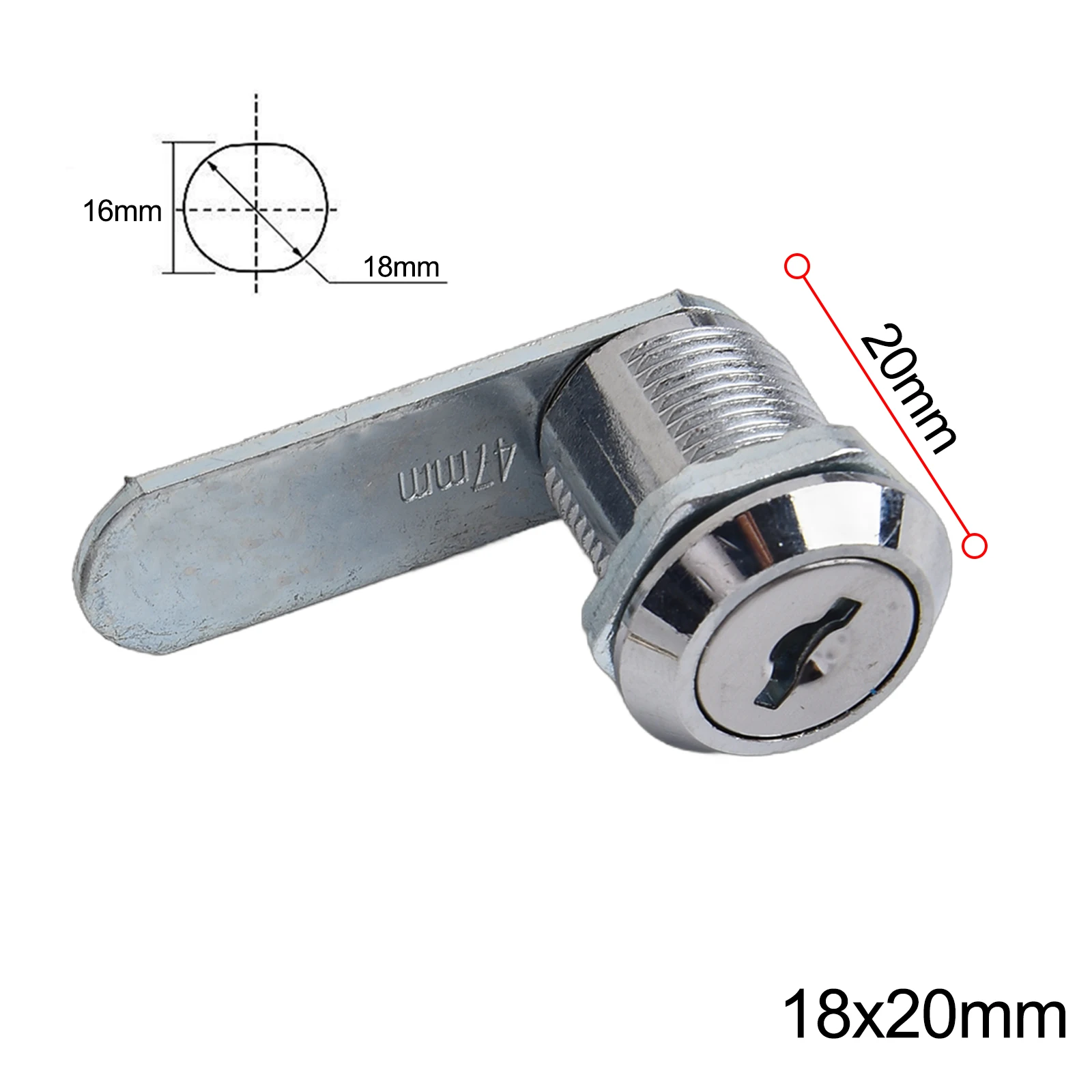 Accessories Mailbox Lock Parts Fittings Household Items Metal 18mm90 Degrees Box Locker Cabinet Cupboard Drawer Kit