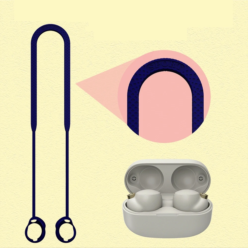 Adatto Per Auricolare Bluetooth Sony Wf-1000Xm4 Cordino Anti-Smarrimento In Silicone Antiscivolo