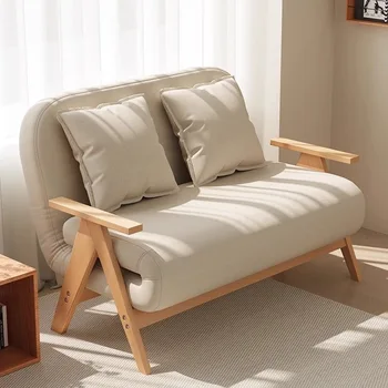 Solid Wood Folding Sofa Bed 1