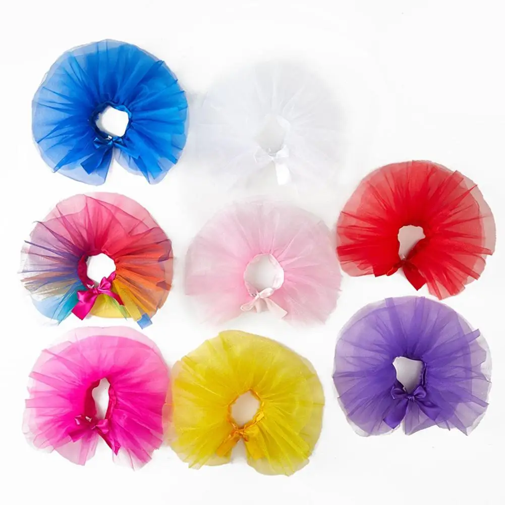 Pet Colorful Tutu Skirt Cute Birthday Dresses Costume Pet Supplies For Large Medium Small Dogs Cats
