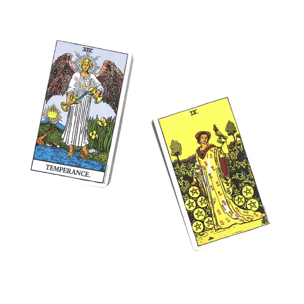 Card Games Tarot Cards Angel Oracle Cards The Rider Tarot Oracle Card Leisure Divination Party Card Game Tarot 78 Deck Brochure Guide