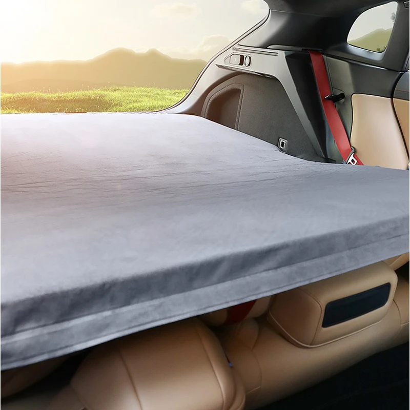 Car Travel Bed Inflatable Air Mattress with Air Pump For ZEEKR 001 Self-driving Tour Bed Outdoor Camping Trip Trunk Sleeping Mat