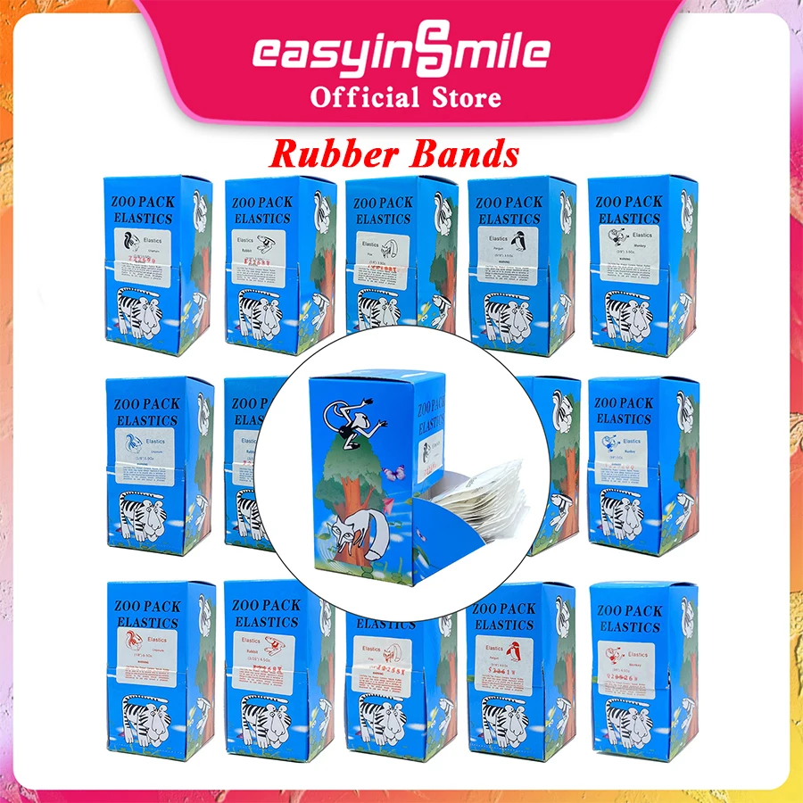 

5000 Pcs/Box Easyinsmile Dental Ring for Ortho Super Elastic Rubber Band Chain for Braces