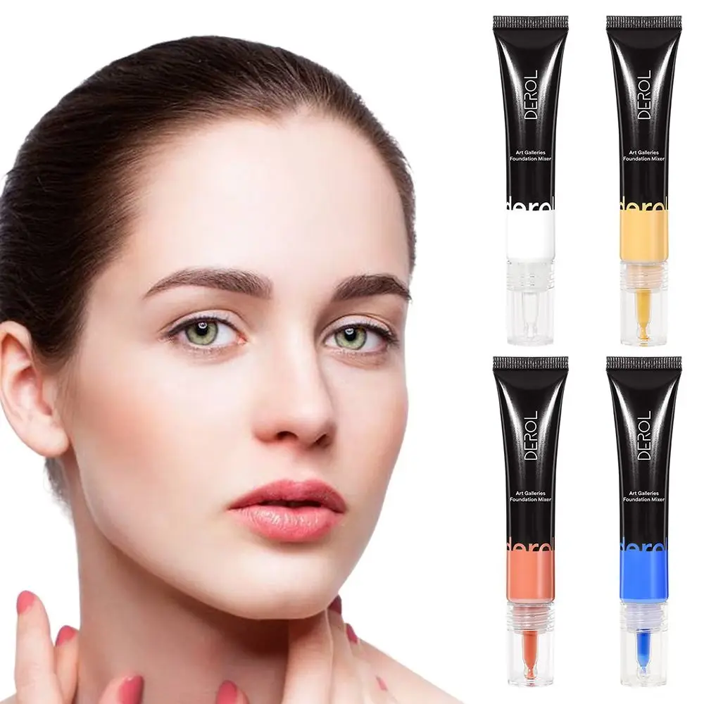Portable Easy to Blend Blue Foundation Mixing Pigment Makeup Foundation Color Adjuster Color Corrector Foundation Toner