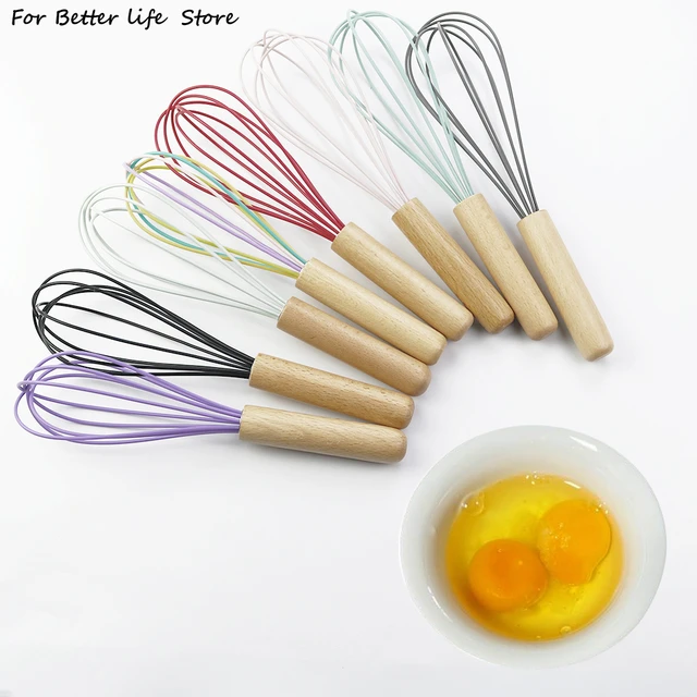 Batidor de huevos de acero inoxidable para el hogar, barra de crema,  batidora, varilla agitadora Manual, utensilios de cocina, accesorios de  cocina - AliExpress