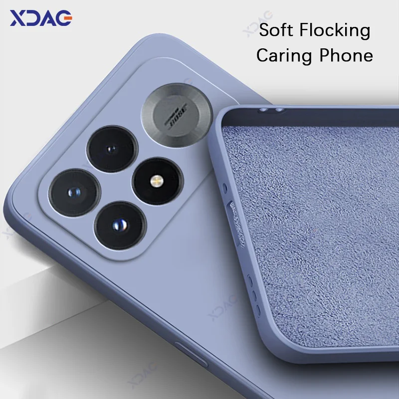 Enhanced Silicone Phone Case with Upgraded Protection and Soft Anti-Scratch Microfiber Lining