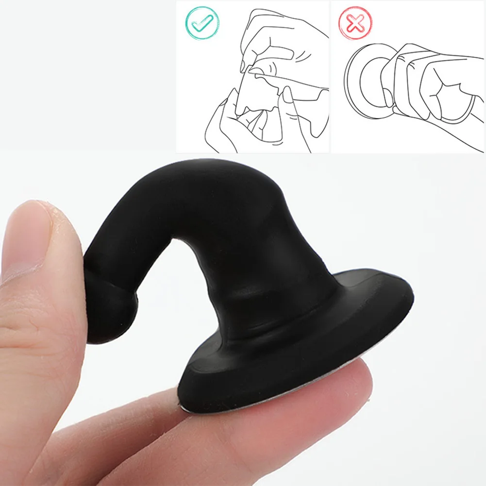 Door Stopper Silicone Door Stopper Door Stopper Bumpers Mute Self Adhesive Door Stopper Door Suction Silicone Punch Free Blocking Suction Type Anti Collision Device Stop