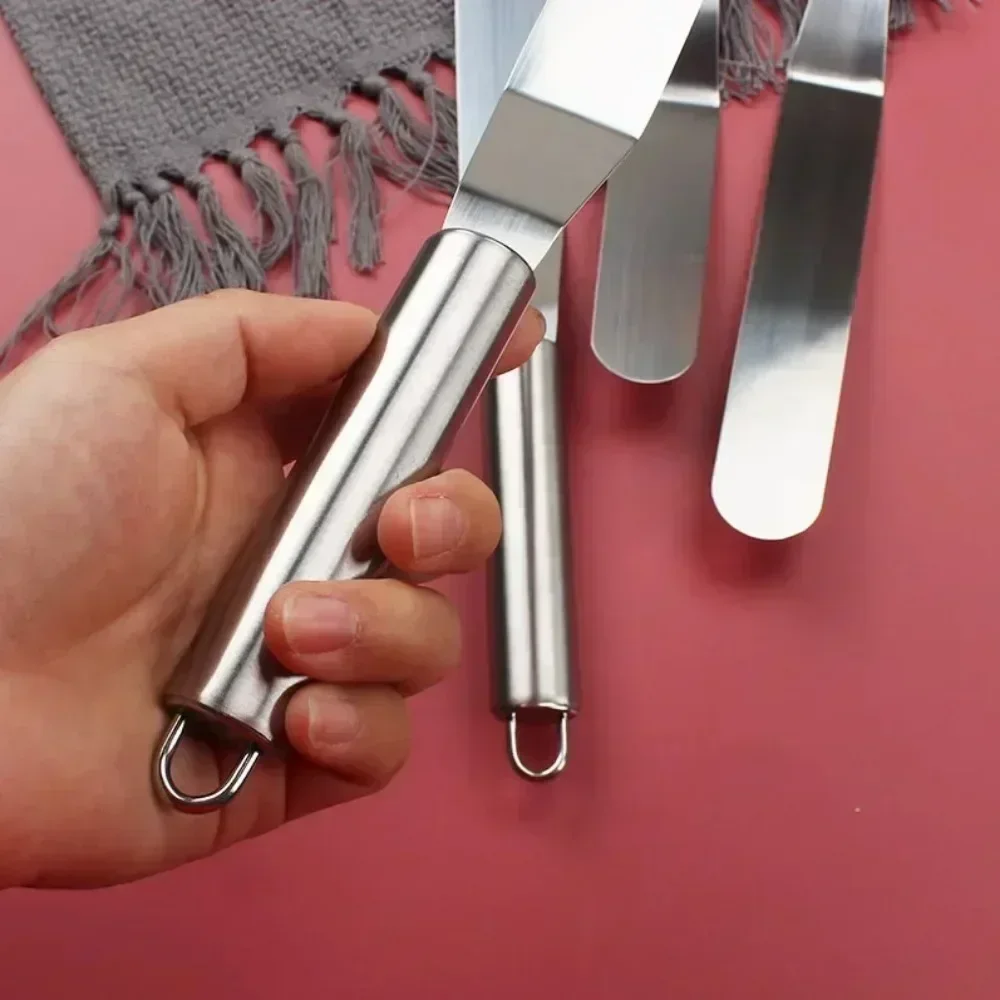 Cream Spatula Long Cutter Stainless Steel 6/8/10/12 Inch For Cake DIY